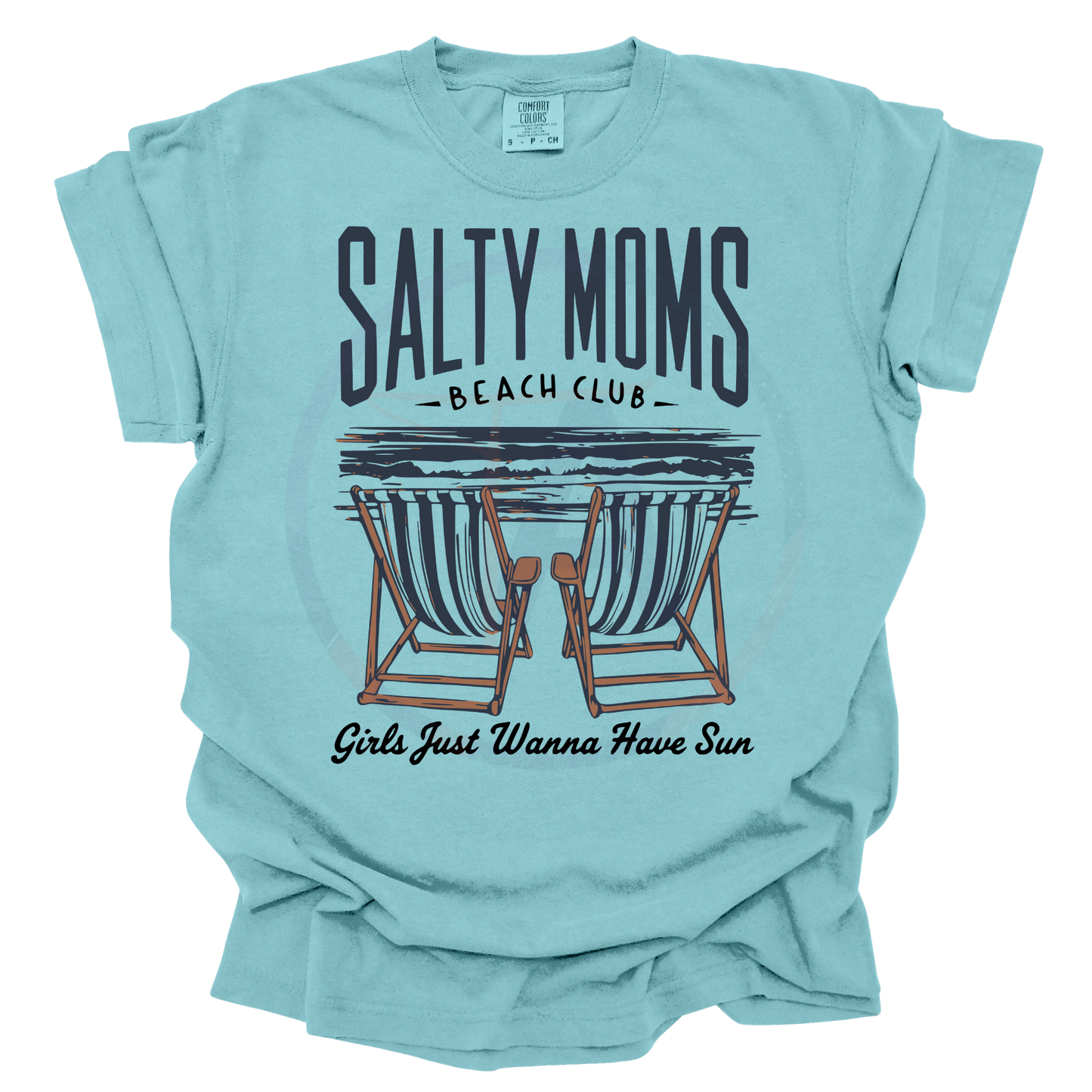 Salty Moms Beach Club DTF Tee